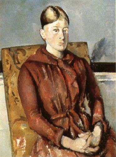 Paul Cezanne Madame Cezanne au fauteuil jaune china oil painting image
